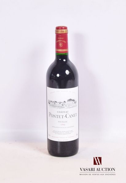 1 bouteille	Château PONTET CANET	Pauillac...