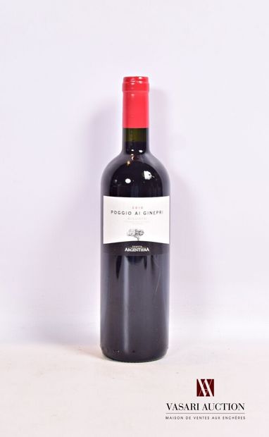 null 1 bouteille	Vin Italien POGGIO AI GINEPRI Bolgheri (Tenuta Argentiera).		2010

	Présentation...