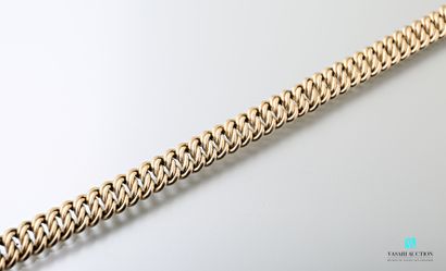 null Bracelet maille américaine en plaqué or 

Long : 21,5 cm