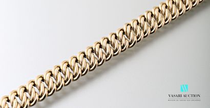 null Gold-plated American mesh bracelet 

Length: 21.5 cm