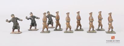 null soldats-figurines 45 mm type Quiralu aluminium : Armée française, Saint-Cyrien,...