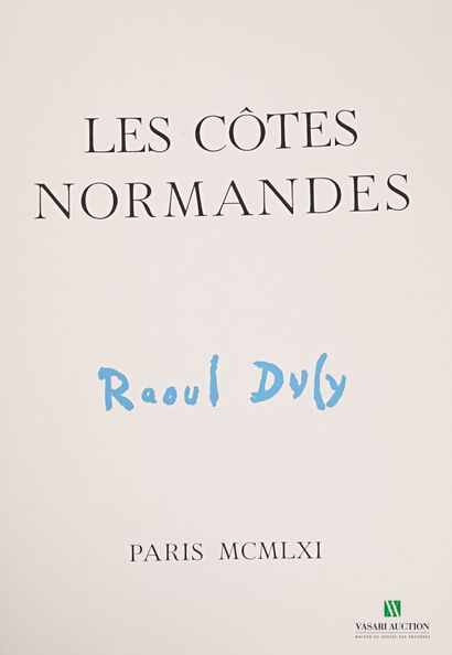 null [BEAUX ARTS]

de SAINT PIERRE Michel & DUFY Raoul - Les Côtes normandes - Paris,...