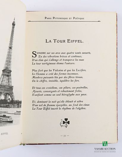 null DUFOUR Philippe - Paris pittoresque et poétique - Paris Neurdein 1906 - un volume...