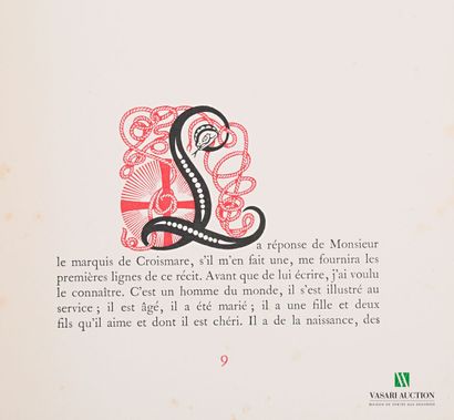 null DIDEROT - La religieuse - Paris Pierre Larrive 1947 - un volume in-8° - broché...
