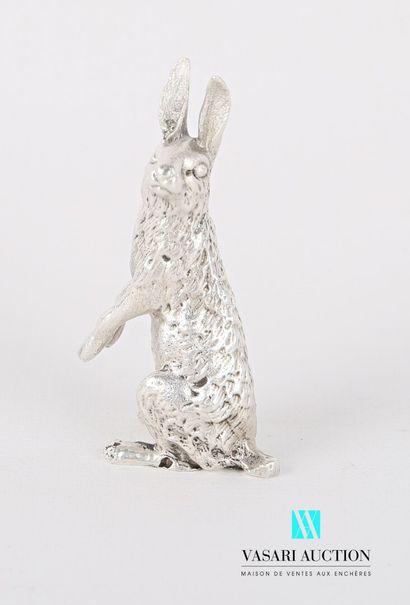 null Silver subject representing a sitting hare.

Weight : 52,02 g - Height. Height...
