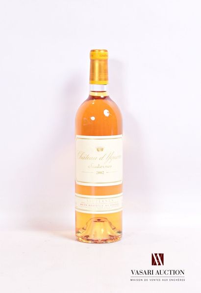 null 1 bouteille	Château D'YQUEM	1er Cru Sup. Sauternes	2002

	Présentation, niveau...