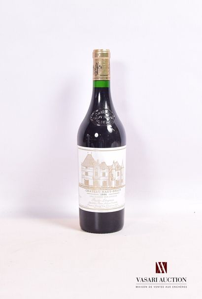 null 1 bottle Château HAUT BRION Graves 1er GCC 1996

	Stained but perfectly readable....