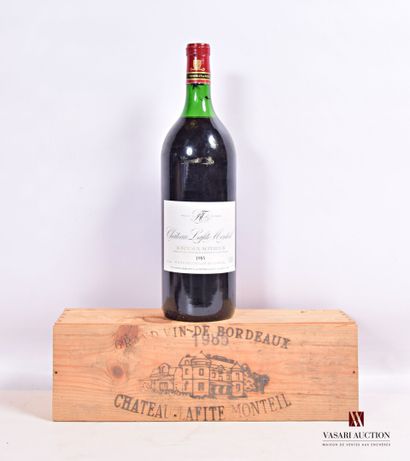 null 1 magnum Château LAFITE MONTEIL Bordeaux Supérieur 1985

	And. barely stained....