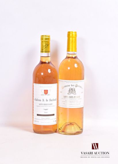 null Lot de 2 bouteilles comprenant :		

1 bouteille	Château H. DE BARITAULT	Sainte...