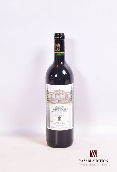 null 1 bouteille	Château LÉOVILLE BARTON	St Julien GCC	1996

	Présentation et niveau,...