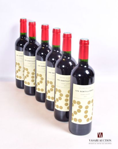 null 6 bottles LES GENTILLÈRES Cuvée Louxor "les vingt de Laure" Terrases du Larzac...