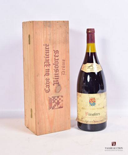 null 1 magnum	CÔTES DU RHÔNE VILLAGES Vinsobres mise coop		1988

	Et. fanée et tachée....