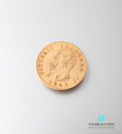 null Pièce en or de 20 lire, Vittorio Emanuele II, 1868

Poids : 6,42 g