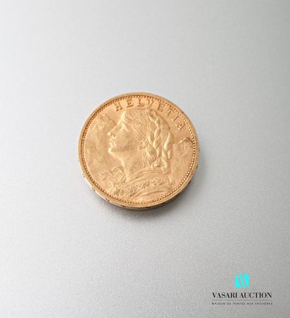 null Pièce en or de 20 francs Suisse, Vreneli, 1902

Poids : 6,43 g