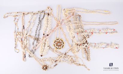 null Lot of twenty shell necklaces

Length : 43 cm to 59 cm