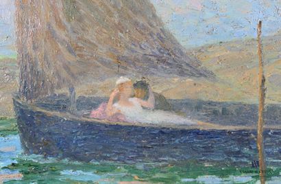 null CADEL Eugène (1862-1942)

On the Water

Oil on panel

Signed lower right 

32...