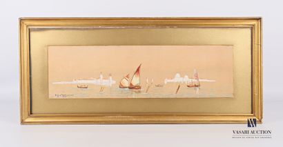null B. LOUIS MORRIS (XXth century)

The Grand Canale Venice

Watercolour on cardboard

Signed...