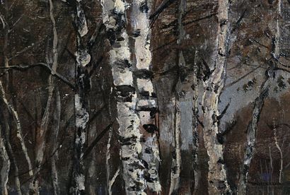 null STÄBLI Adolf (1842-1901)

Forest of Birches

Oil on canvas pasted on panel

Signed...