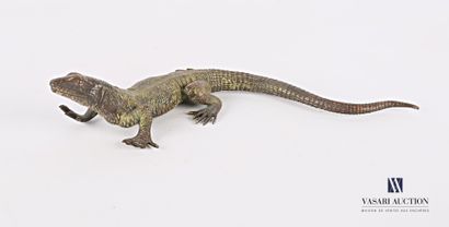 null Lizard in bronze with polychrome patina 

German work from the 20th century

(small...