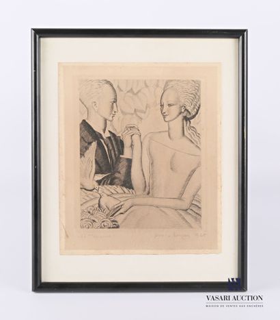 null DUPAS Jean (1882-1964)

Couple with swallows

Engraving in black

signed in...