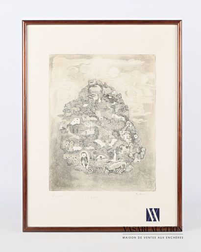 null AHIME J. (XXth century)

The moon

Engraving in black

Signed lower right, titled...