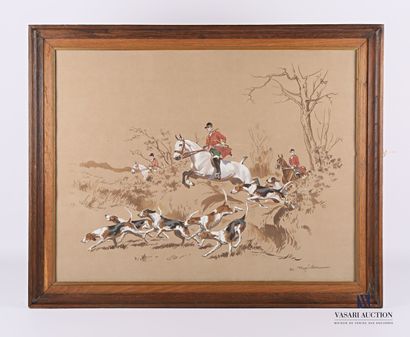 null by MARCILLAC (19th and 20th century)

Hunting scene : The passage of the ditch

Gouache...