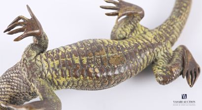 null Lizard in bronze with polychrome patina 

German work from the 20th century

(small...