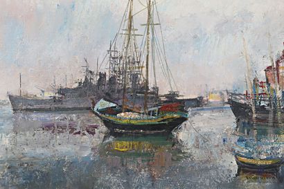 null BOLLETTI César (Circa 1915-1995)

Port of Gaeta - The ciceruacchio in front...