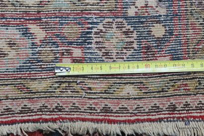 null Hamadan carpet (cotton warp and weft, wool pile), Northwest Persia, circa 1930-1940

The...