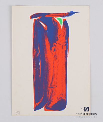 null DEBRE Olivier (1920-1999), d'après par Del Arco

Composition abstraite 

Sérigraphie...