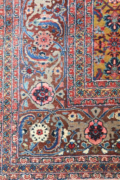 null Tebriz carpet (cotton warp and weft, wool pile), northwestern Persia, ca. 1930

...