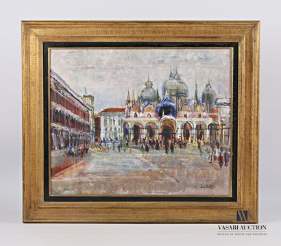 null BOLLETTI César (Circa 1915-1995)

Venice, Saint Mark's Square

Oil on canvas

Signed...