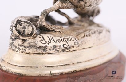 null MOIGNIEZ Jules (1835-1894), d'après

Perdrix

Bronze à patine argenté

Signé...