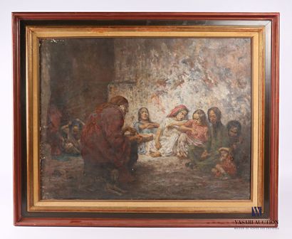 null LAREE Marc-Gustave (1867-1940) 

The Bohemians

Oil on canvas

Signed lower...