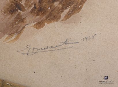 null DUMONT J. (XXème siècle)

Etude de portrait de jeune homme

Aquarelle sur papier

Signée...