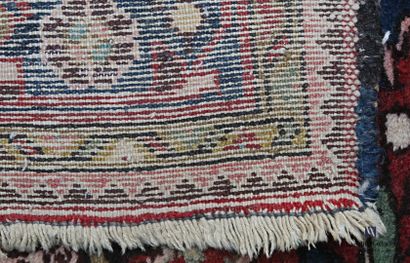 null Tapis Hamadan (chaîne et trame en coton, velours en laine), Nord-ouest de la...