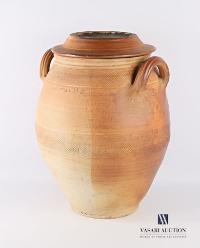null ASTOUL Éric (Born in 1954)

Important ovoid covered stoneware vase decorated...