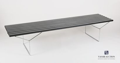 null BERTOIA Harry (1915 - 1978) after

Bench, the seat in black lacquered wood,...