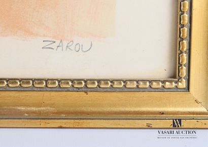 null ZAROU (1930-2013), d'après

Vue de mas provençal

Lithographie en couleurs

Numérotée...