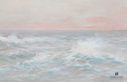 null J.M BARNSLEY (XXème siècle)

Vue de mer agitée

Huile sur panneau

Signée en...