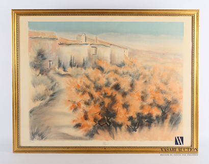 null ZAROU (1930-2013), after

View of a Provencal farmhouse

Lithograph in colors

Numbered...