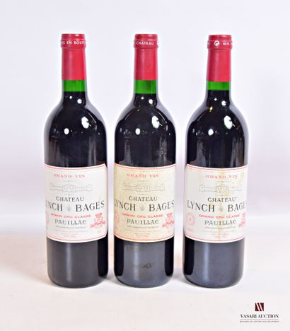 null 3 bouteilles	Château LYNCH BAGES	Pauillac GCC	1994

	Et.: 1 un peu tachées,...