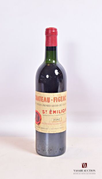 1 bouteille	Château FIGEAC	St Emilion 1er...