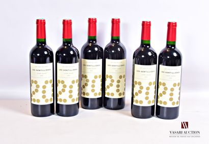 null 6 bouteilles	LES GENTILLÈRES Cuvée Louxor "les vingt de Laure" Terrases du Larzac...