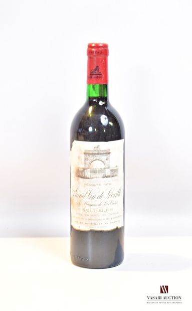 null 1 bouteille	Château LÉOVILLE LAS CASES	St Julien GCC	1979

	Et. fanée, tachée...