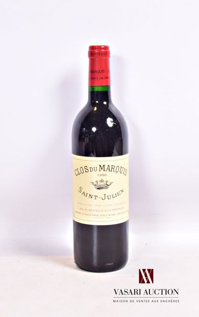 null 1 bouteille	CLOS DU MARQUIS	St Julien 	1996

	Présentation et niveau, impec...