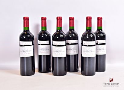 null 6 bouteilles	MONTRAVEL mise Château Laulerie Comtesse de Ségur		2002

	Et. impeccables....