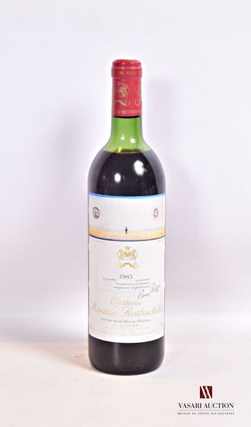 null 1 bouteille	Château MOUTON ROTHSCHILD	Pauillac 1er GCC	1983

	Et. de Steinberg,...