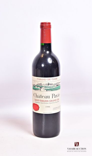 null 1 bottle Château PAVIE St Emilion 1er GCC 1996

	Presentation and level, im...