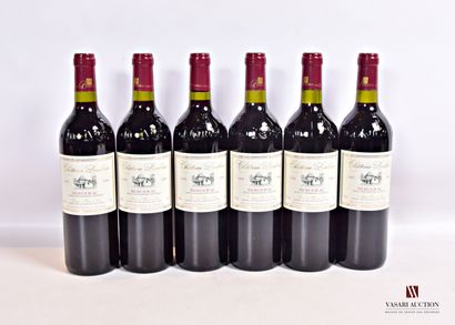 null 6 bouteilles 	BERGERAC mise Château Laulerie		1999

	Et. impeccables. N : 3...